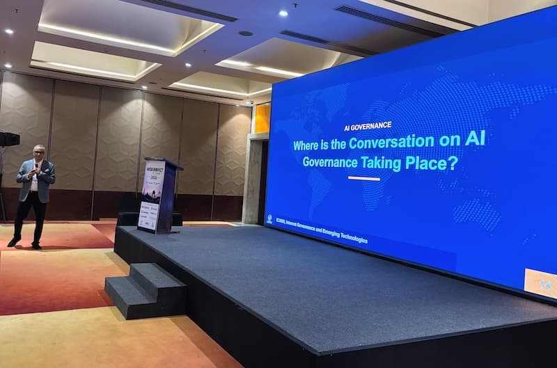 ICANN session on AI governance at Web Impact Summit 2026